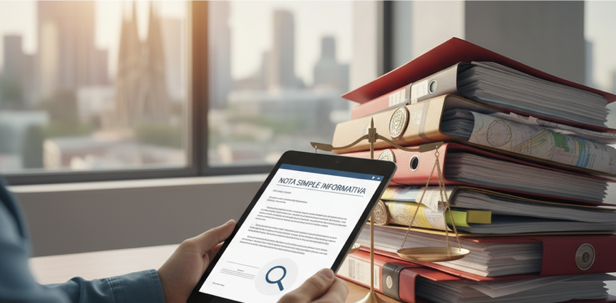 Servicio de nota simple en Barcelona